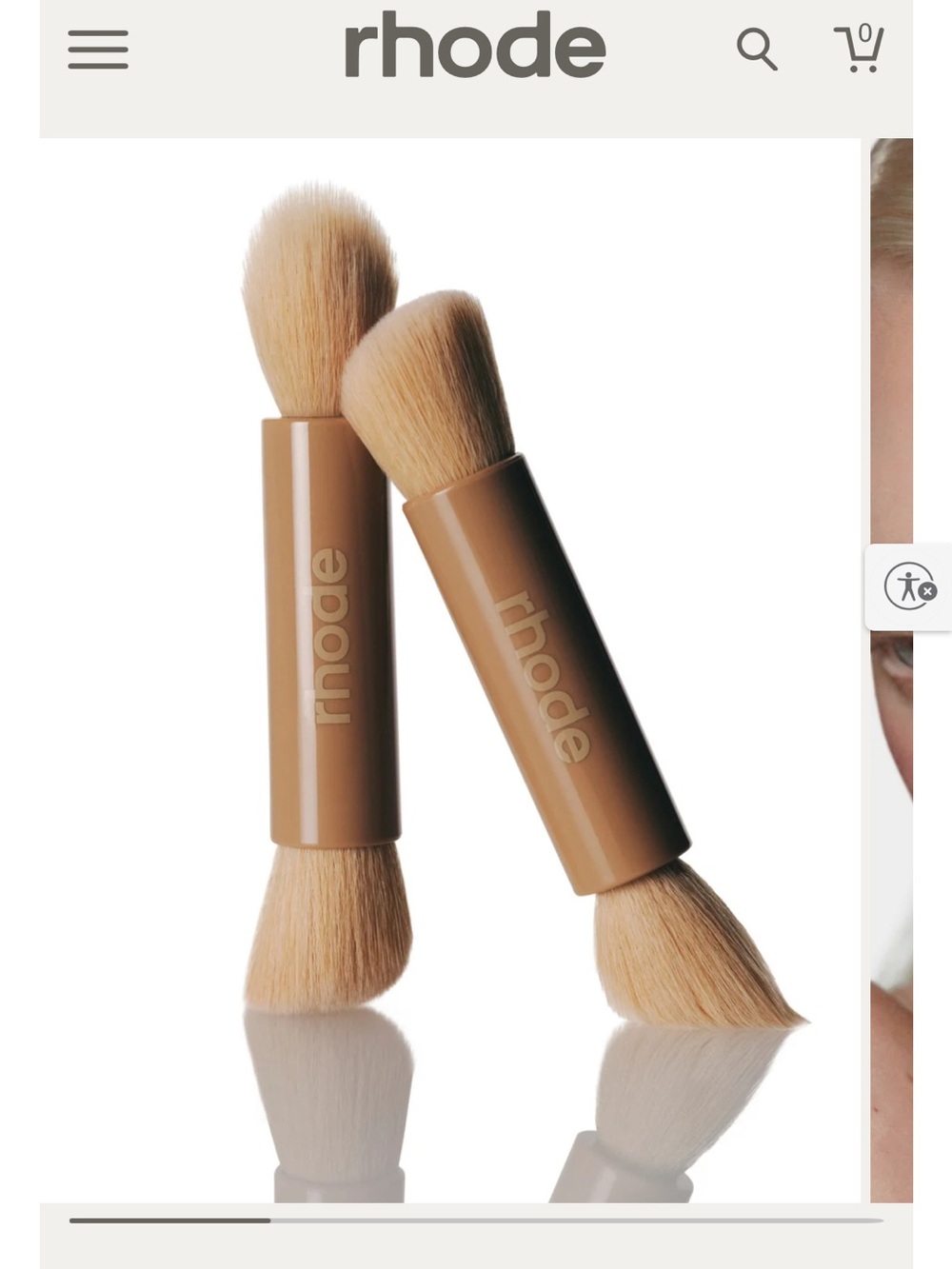 Rhode Double-Ended Pocket Brush